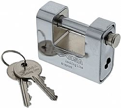 CISA Ατσάλινο Λουκέτο τάκου Locking Line με 2 κλειδιά 65mm