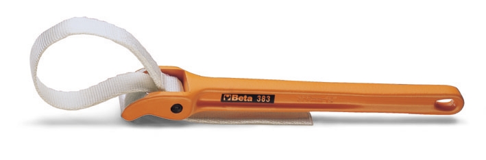 Αναστρεφόμενο κλειδί σωλήνων 220mm με ιμάντα 383 BETA