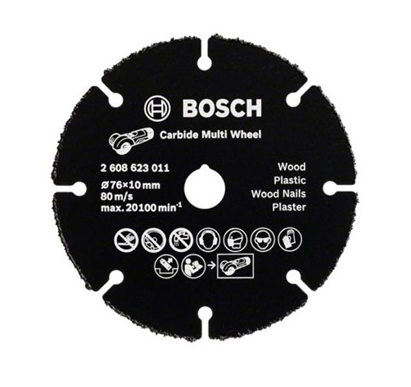 Δίσκος κοπής Carbide Multi Wheel 76 mm για GWS 10.8 V-EC BOSCH