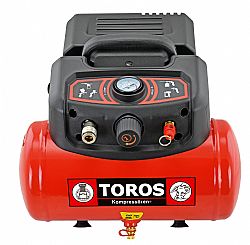 Αεροσυμπιεστής MonoBlock 6lt 1.5HP Oilfree TOROS