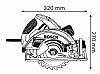 Δισκοπρίονο Ηλεκτρικό 1800W GKS 65 GCE BOSCH