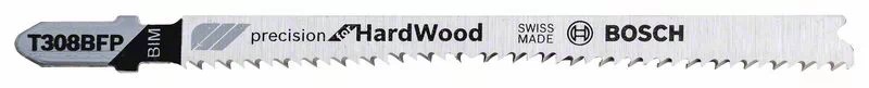 Λάμες σέγας T 308 BFP Precision for Hard Wood BOSCH