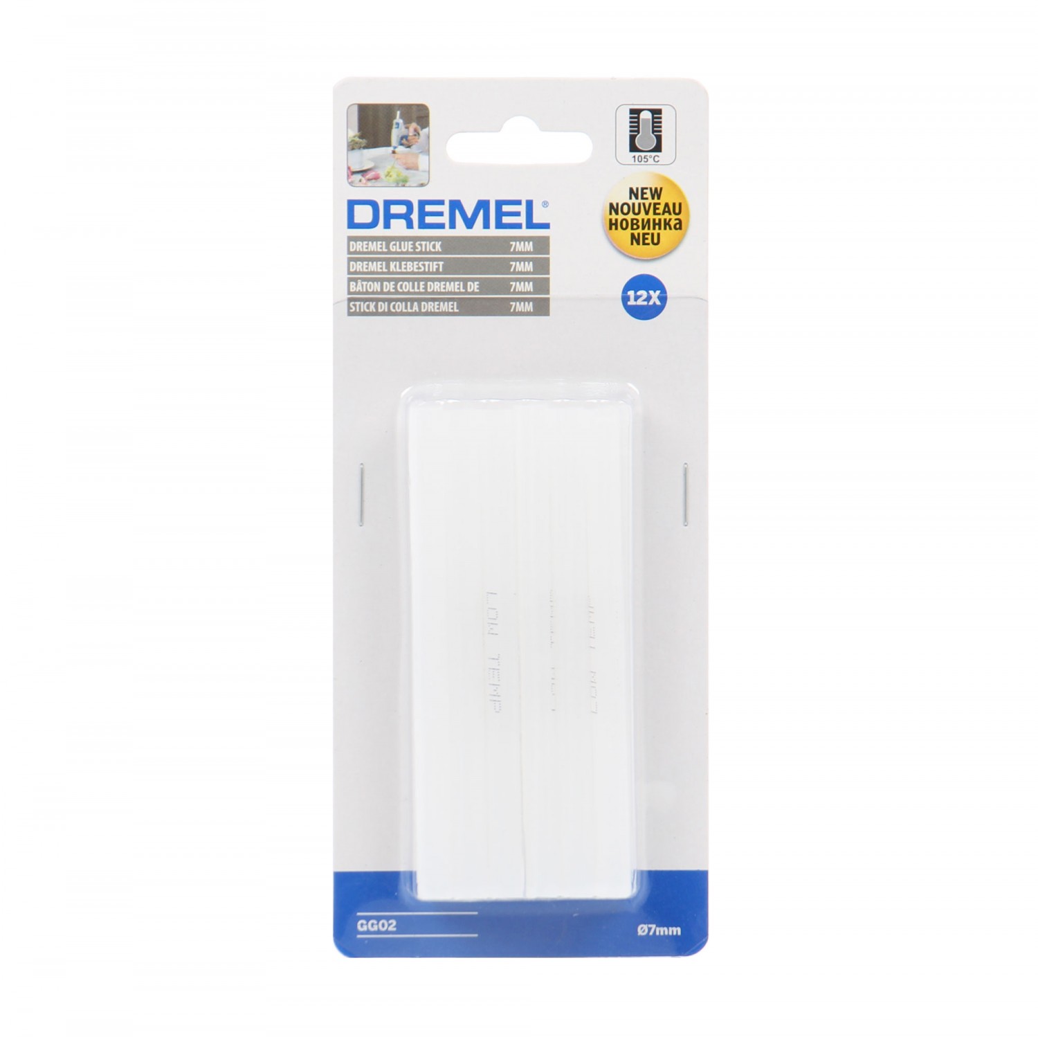 Κόλλα Σιλικόνη 7mm Υψηλής Θερμακρασίας GG02 DREMEL