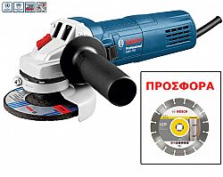 Γωνιακός Τροχός Φ115 750W + Διαμαντόδισκος GWS750 BOSCH