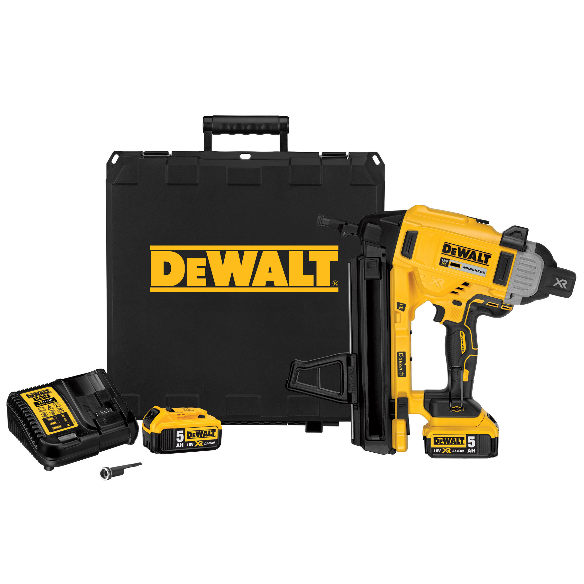 Καρφωτικό Σκυροδέματος μπαταρίας 18V XR 5.0Ah Brushless DEWALT