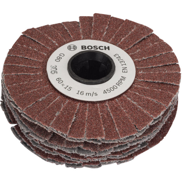 Κύλινδρος λείανσης (εύκαμπος) 15mm No.80 για PRR250 BOSCH