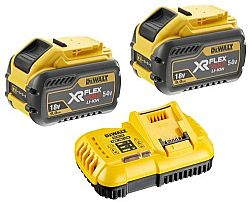 Σετ Φορτιστή DCB118 και 2 Μπαταριών 18V/54V 9.0Ah DEWALT DCB118X2