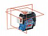Γραμμικό λέιζερ GLL 3-80 C Professional BOSCH + 12V 2.0Ah, L-BOXX + δεκτης LR7