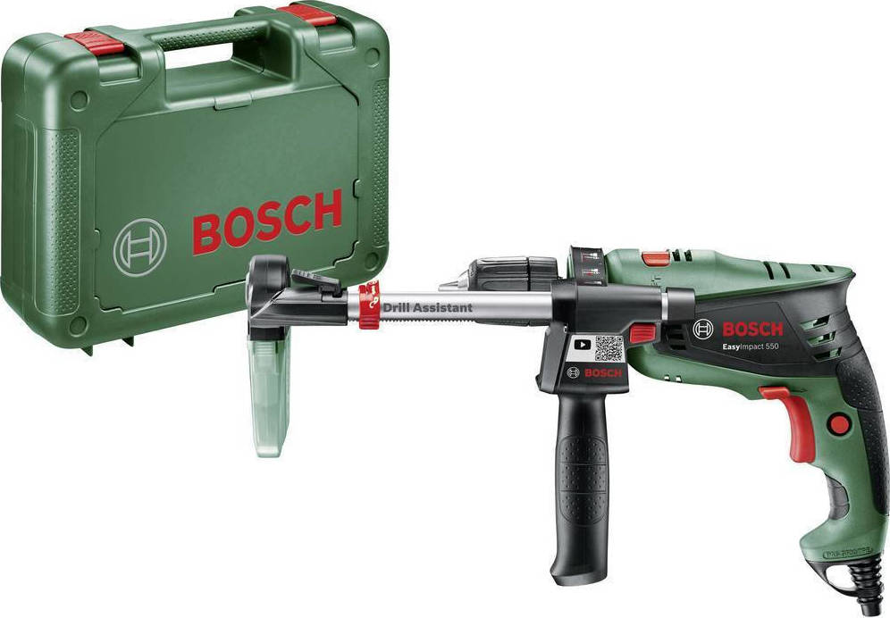 Κρουστικό Δράπανο 550W με Drill Assistant EasyImpact 550 BOSCH