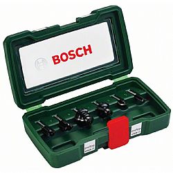 Σέτ Κοπτικά Ρούτερ 6τεμ. 1/4'' Υποδοχή BOSCH