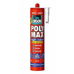 Κόλλα Σιλικόνη 425g POLYMAX ORIGINAL EXPRESS Λευκή BISON