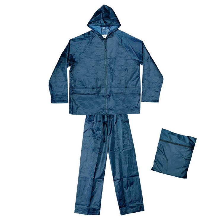 Αδιάβροχο Μπλε με Κουκούλα και Παντελόνι 132/Nylon UNIMAC