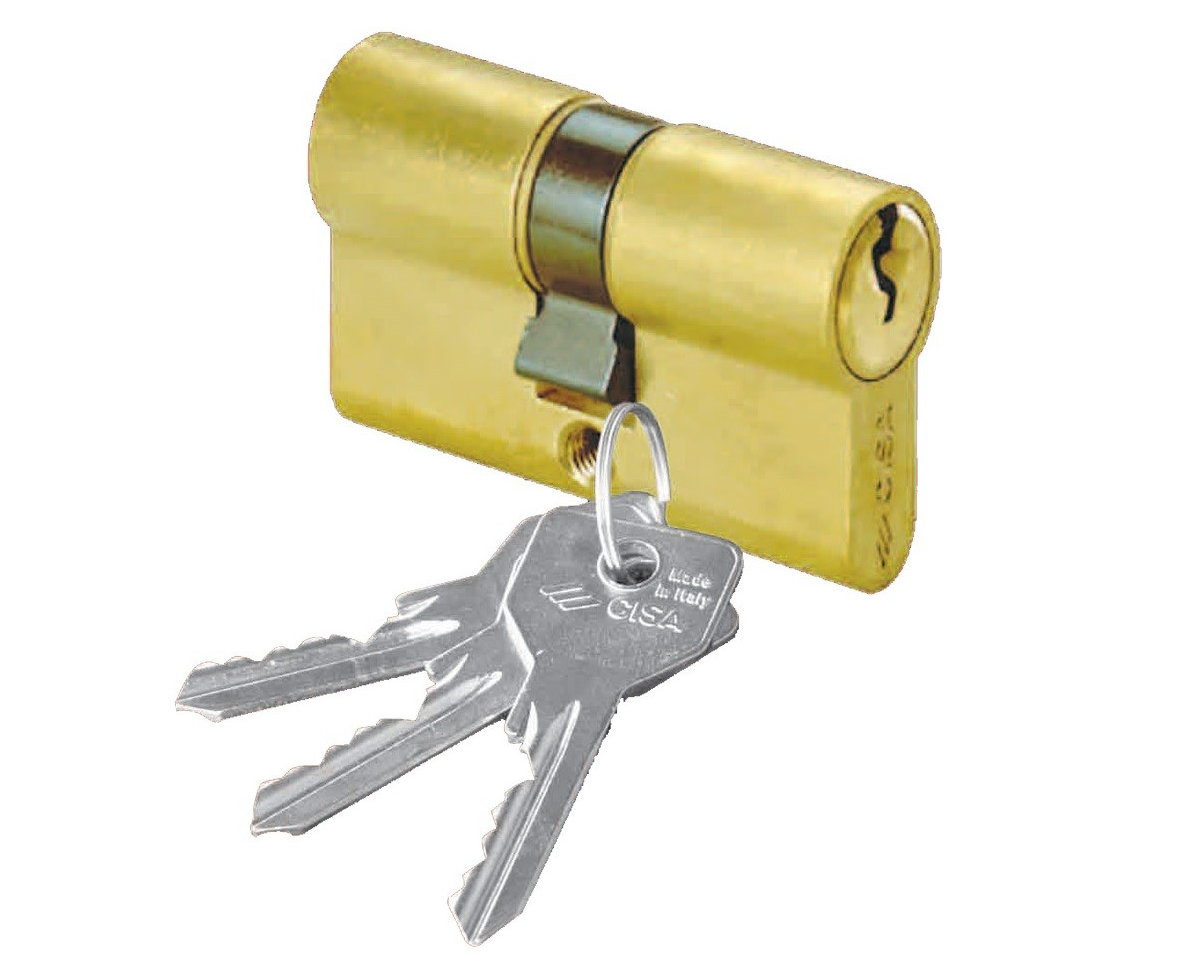 Κύλινδρος Ορειχάλκινος ασφαλείας, χρυσός, Locking Line 8010 CISA
