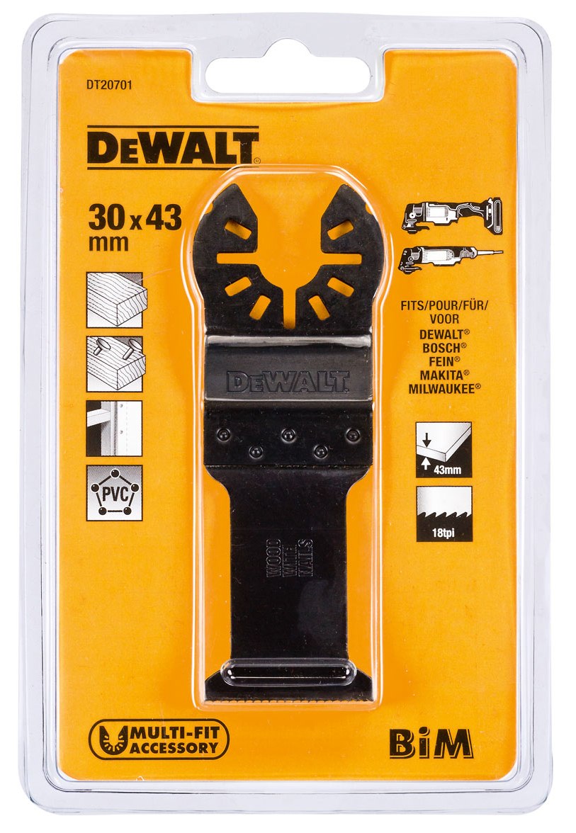 Λεπίδα Κοπής Ξύλου με Καρφιά 30x43mm DT20701 DEWALT