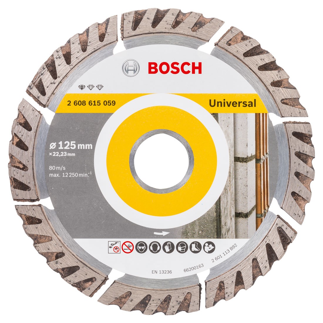 Διαμαντόδισκος 125mm κοπής Standard for Universal BOSCH