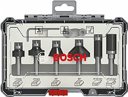 Σέτ Κοπτικά 6τεμ. Ρούτερ (Προφίλ) 8mm Yποδοχή BOSCH