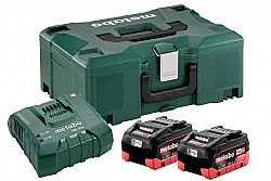 Σετ Μπαταριών 2x8,0Ah LIHD, 18V + φορτιστής ASC Ultra + MetaLock III METABO