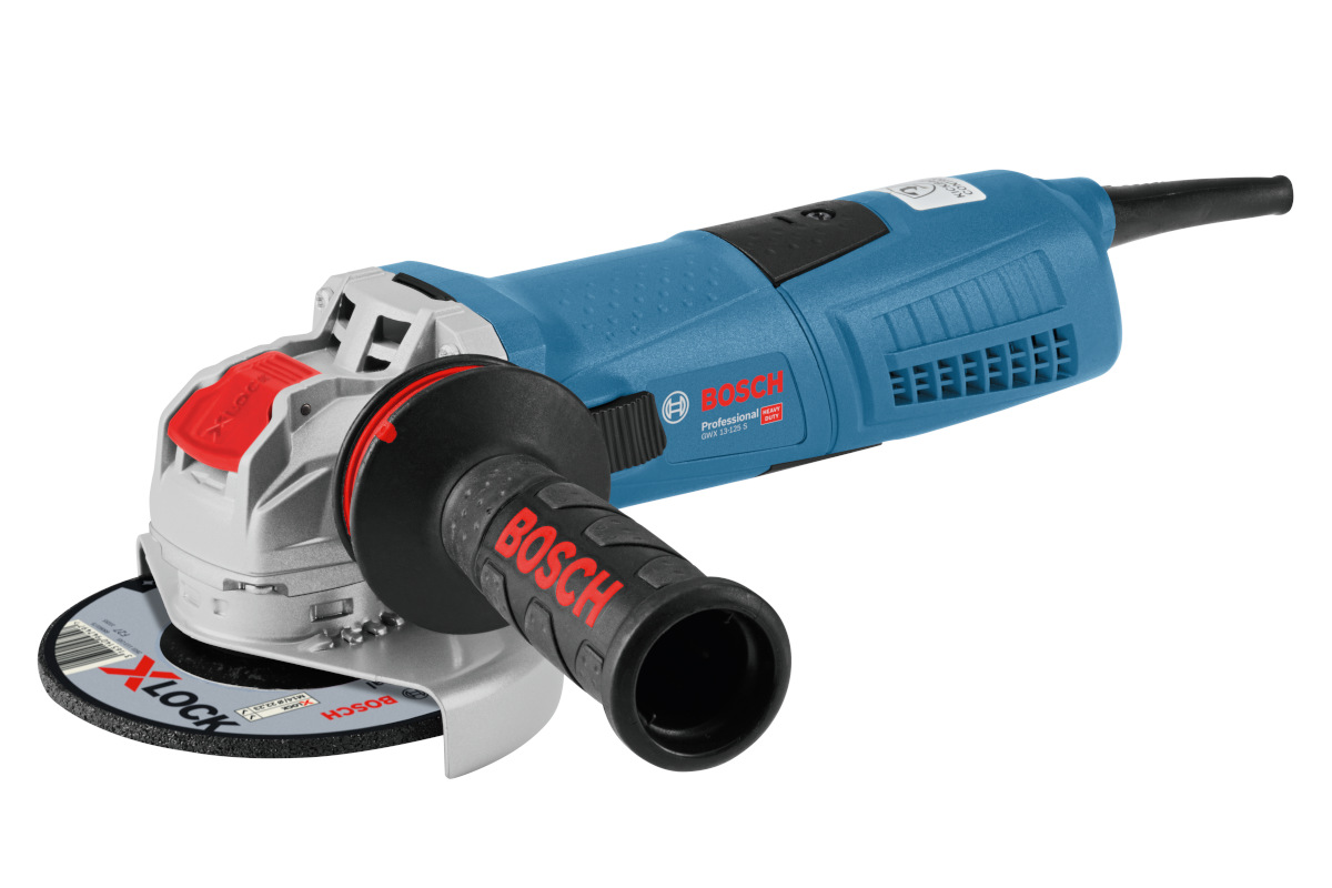 Γωνιακός λειαντήρας 1300W με X-LOCK GWX 13-125 S BOSCH