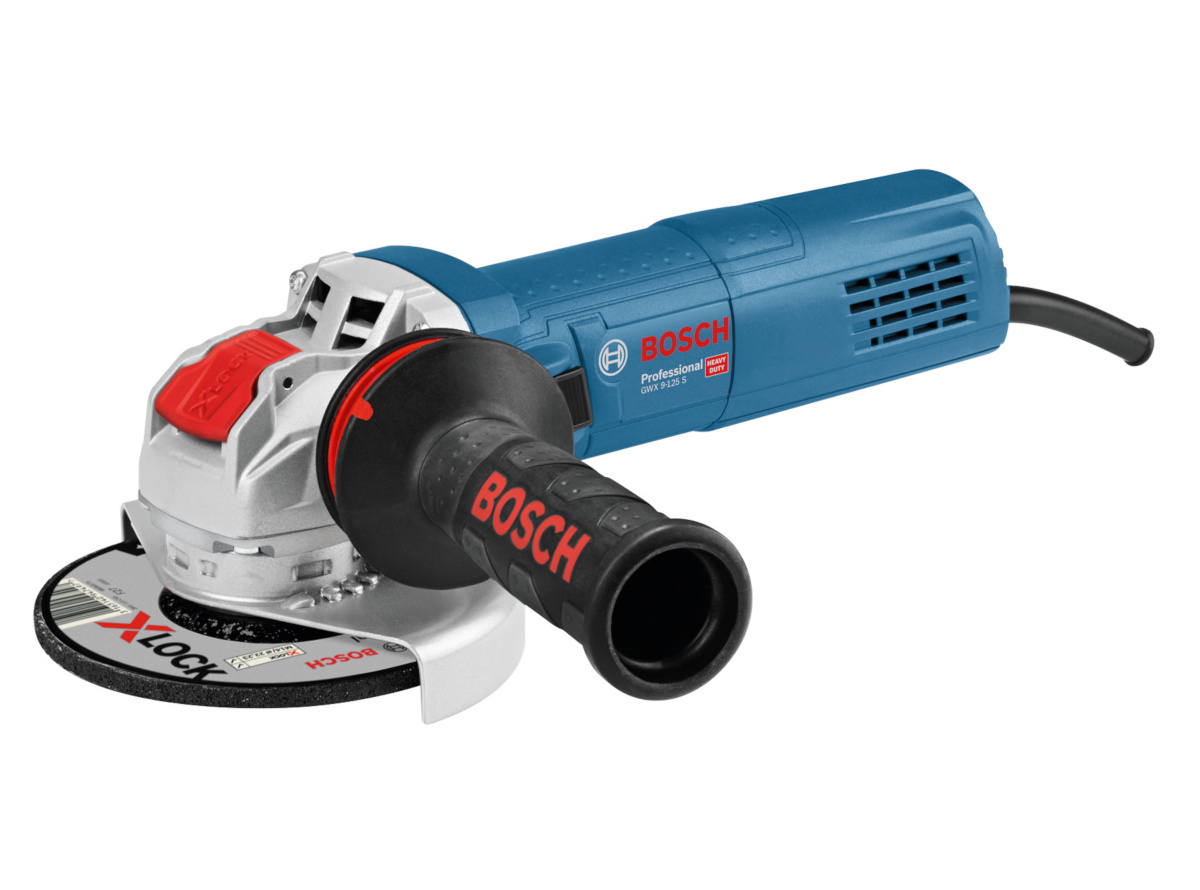 Γωνιακός λειαντήρας 900W με X-LOCK GWX 9-125 S BOSCH