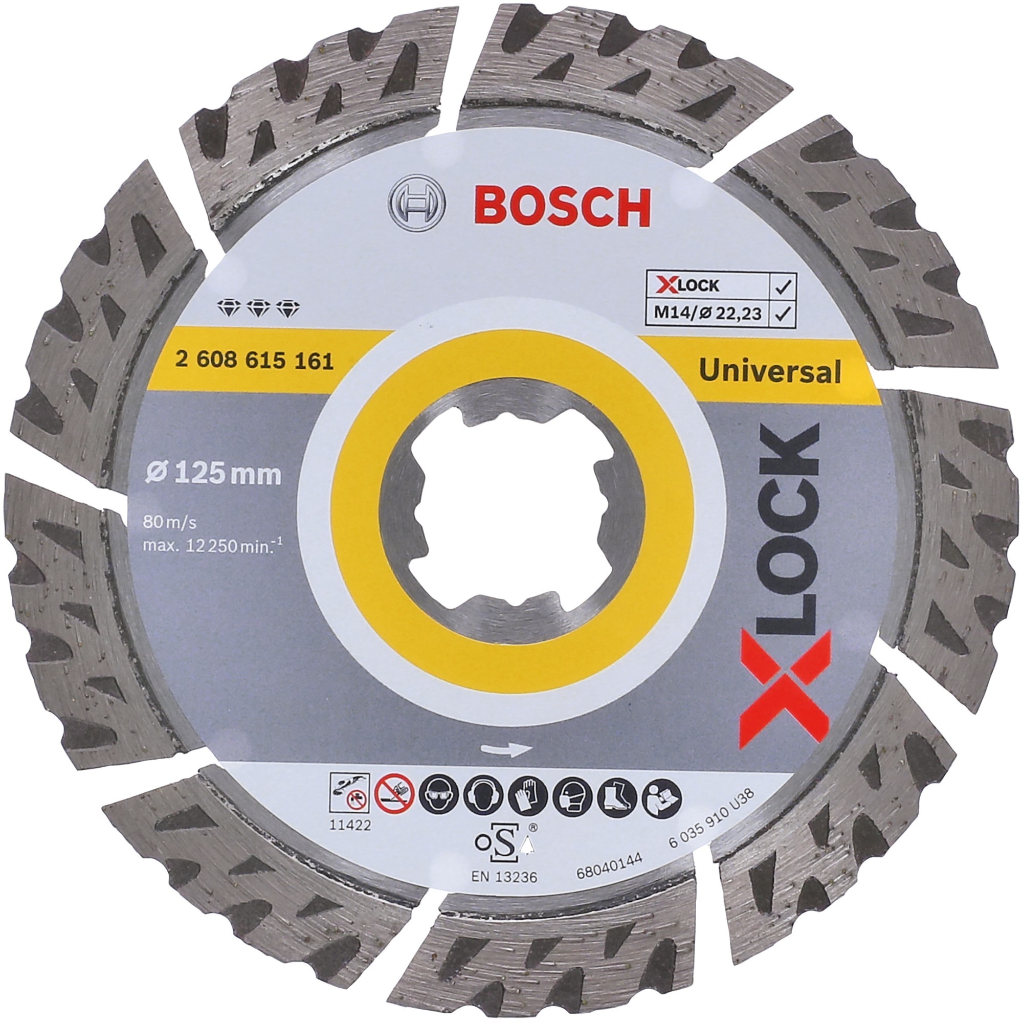 Διαμαντόδισκος κοπής 125mm X-LOCK Best for Universal BOSCH