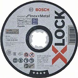 Δίσκοs κοπής 125mm X-LOCK Expert for Inox and Metal BOSCH