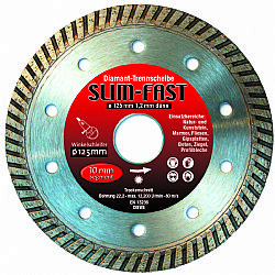 Δίσκος ξηρής κοπής 125mm/1,2mm για σκληρά υλικά και προφίλ αλουμινίου SLIMFAST DIEWE