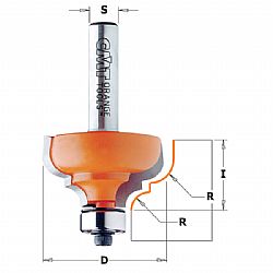 Κοπτικό Ρούτερ (D34.9mm-R6.4mm-S6.35mm) CLASSICAL OGEE (διπλή καμπύλη σχήματος) CMT