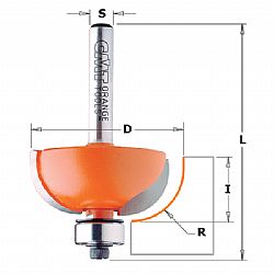 Κοπτικό Κοιλωμάτων με Ρουλεμάν (D22.2mm-R4.75mm-S8mm) CMT