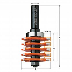 Κοπτικό Ρούτερ Ενωσης Ξύλων (D47.6mm-T40mm-S12.7mm) CMT