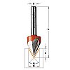 Κοπτικό Ρούτερ LASER POINT (60°) (Z3 HW S=6,35 D=12,7X11) CMT