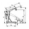 Γερανάκι Υδραυλικό Βαρέως τύπου 1000kg G1000 EXPRESS