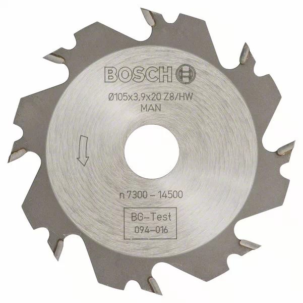 Δίσκος κοπής 105mmΧ20mmΧ8Δ για φρεζοκαβιλιέρα BOSCH