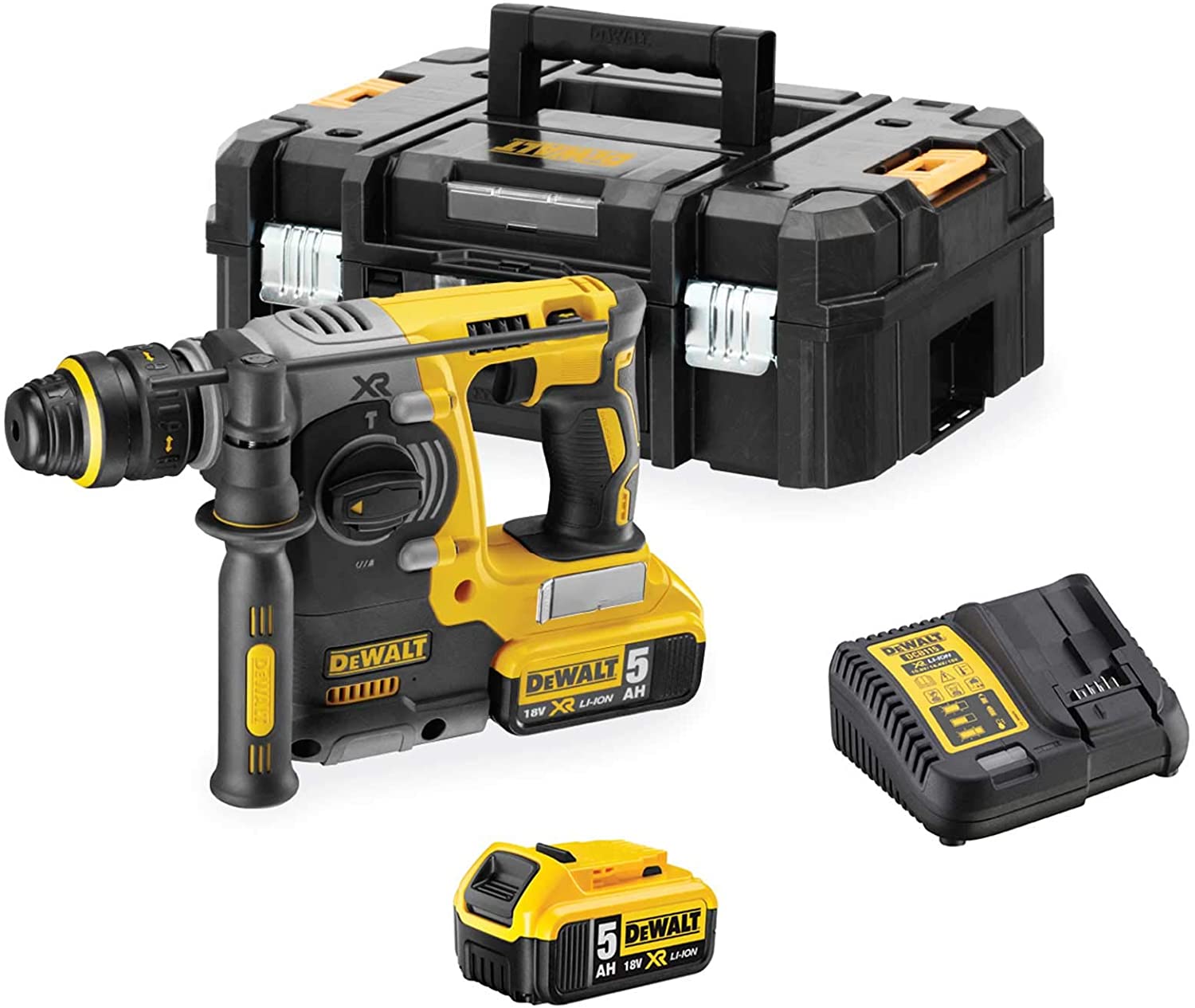 Πιστολέτο 18V XR Li-Ion SDS-PLUS 2.1J Brushless Με Ταχυτσόκ 2x5.0Ah DEWALT