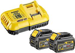 Σετ Φορτιστή DCB118 και 2 Μπαταριών 18V/54V 6.0Ah DEWALT DCB118X2