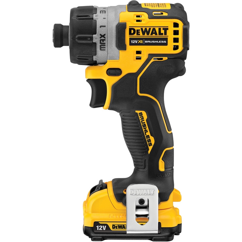 Παλμικό Κατσαβίδι Κόμπακτ 12V 2x2.0Ah Brushless DEWALT