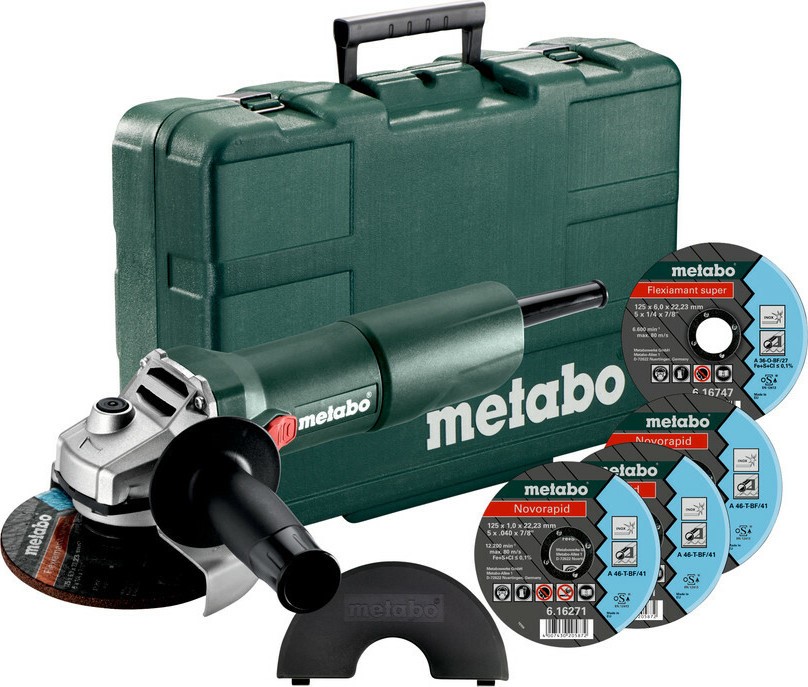 Γωνιακός Τροχός W 750-125 Set METABO