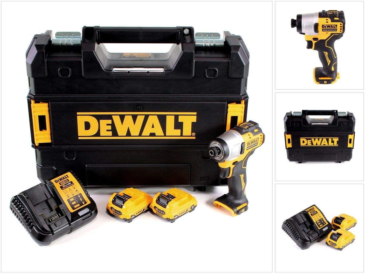 Παλμικό Κατσαβίδι Κόμπακτ 12V 2x2.0Ah Brushless DEWALT