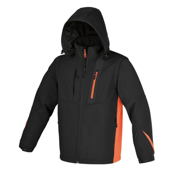 Τζάκετ Softshell με Aφαιρούμενη Kουκούλα και Mανίκια 7659N BETA