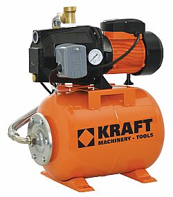 Πιεστικό Συγκρότημα 750W 20lit με Δοχείο & Αντλία KRAFT