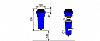 Προφίλτρο πεπιεσμένου αέρα, 5000lt/min, 1.0in. QF0050 OMI