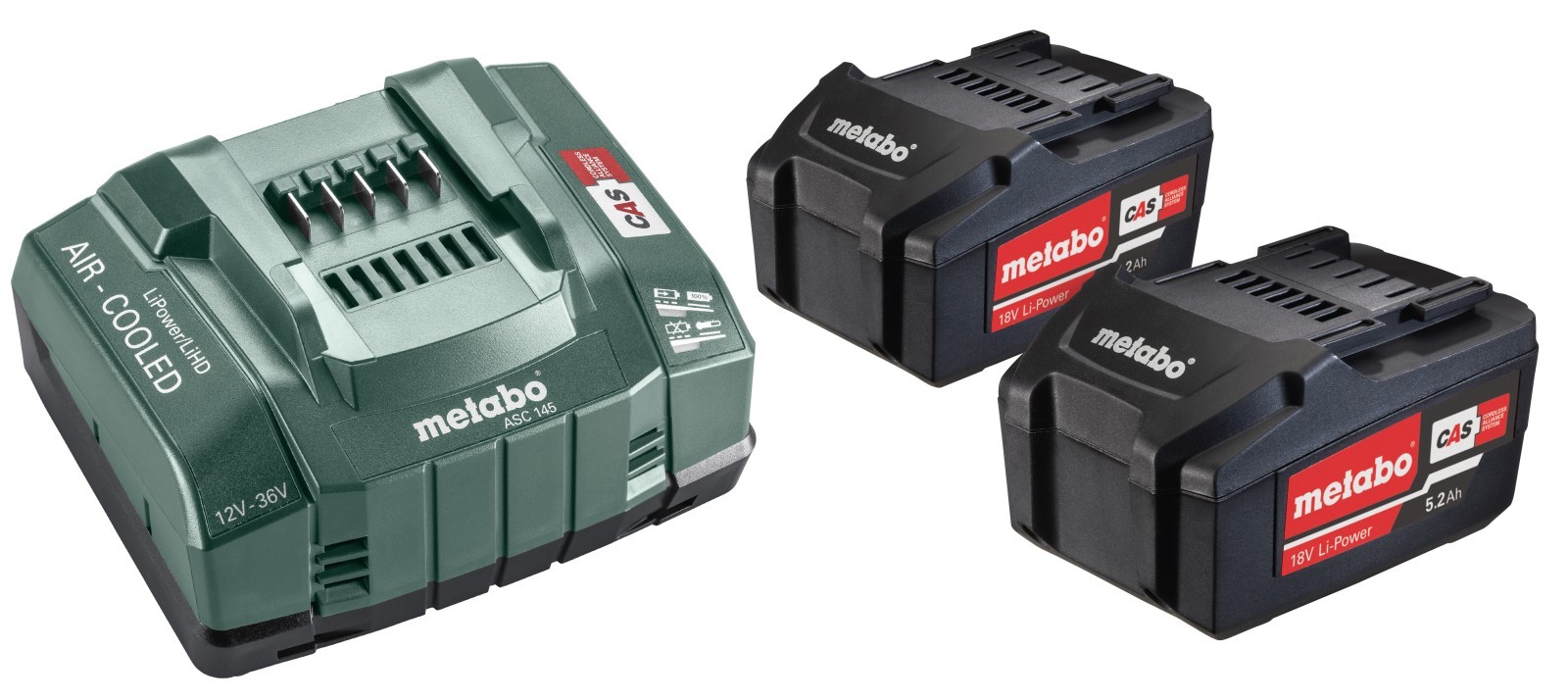Βασικό Σετ Φόρτισης 18V 2 x 5.2 Ah METABO