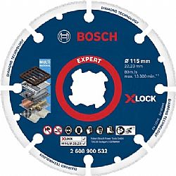 Δίσκος κοπής EXPERT Diamond Metal Wheel X-LOCK 115 x 22,23mm BOSCH