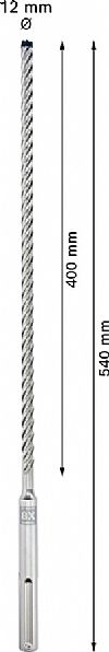 Κρουστικό Tρυπάνι EXPERT SDS-MAX/8X (12mmX400X540mm) BOSCH