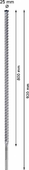 Κρουστικό Tρυπάνι EXPERT SDS-MAX/8X (25mmX800X920mm) BOSCH