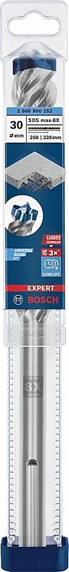 Κρουστικό Tρυπάνι EXPERT SDS-MAX/8X (30mmX200X320mm) BOSCH