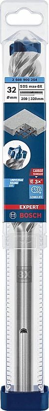 Κρουστικό Tρυπάνι EXPERT SDS-MAX/8X (32mmX200X320mm) BOSCH