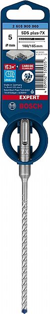 Κρουστικό τρυπάνι (5.0Χ165mm) EXPERT SDS-PLUS-7X BOSCH