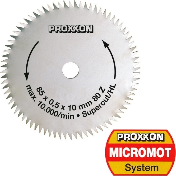 Δίσκος Ø 85x0,5x 10mm. 80Δ για Επιτραπέζιο Πριόνι FET 28731 PROXXON