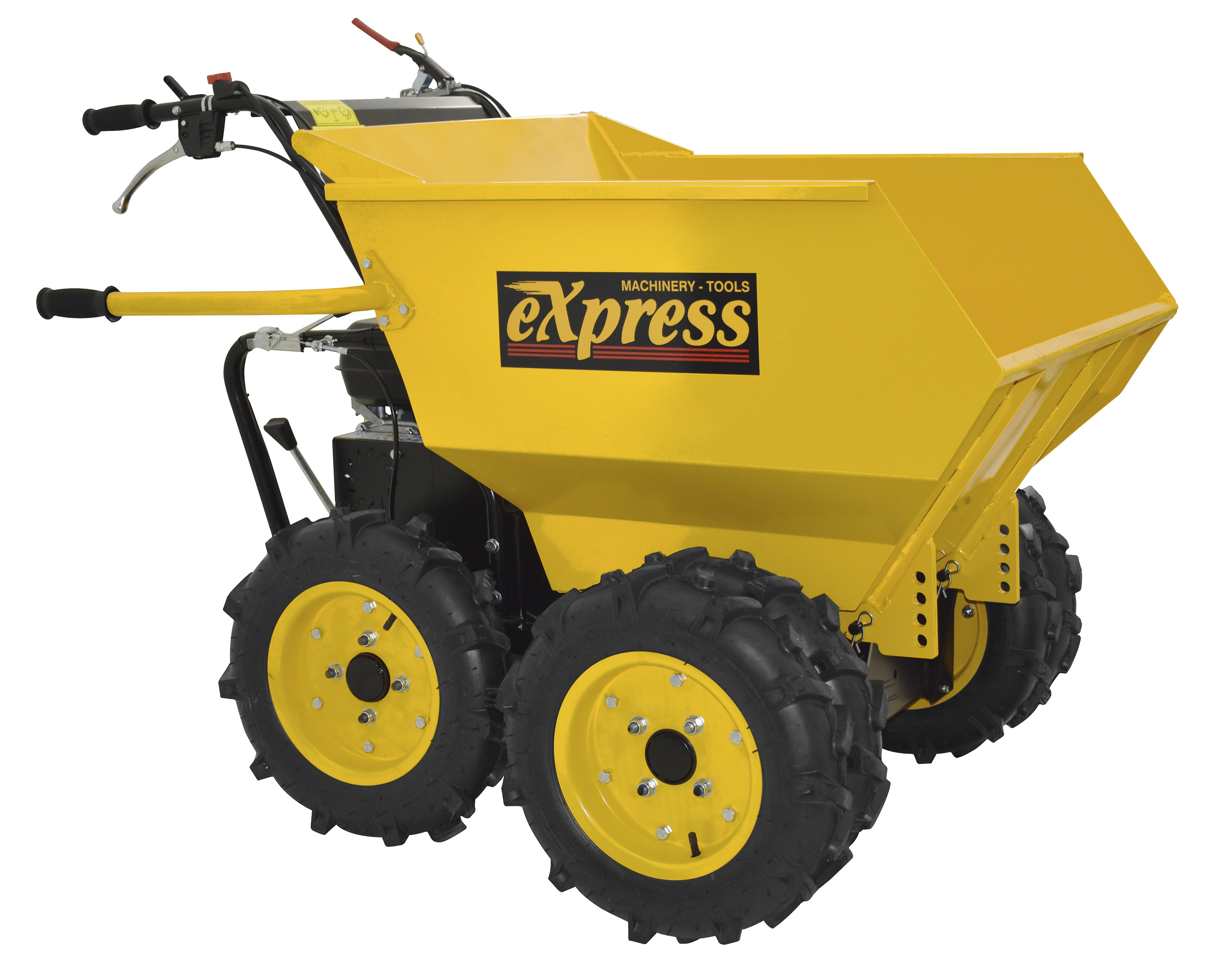 EXPRESS Μηχανοκίνητο Ανατρεπόμενο Καρότσι 4x4, 500Kg 196cc 6.5Hp