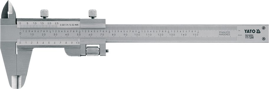 Παχύμετρο 150mm Inox YT-7200 YATO